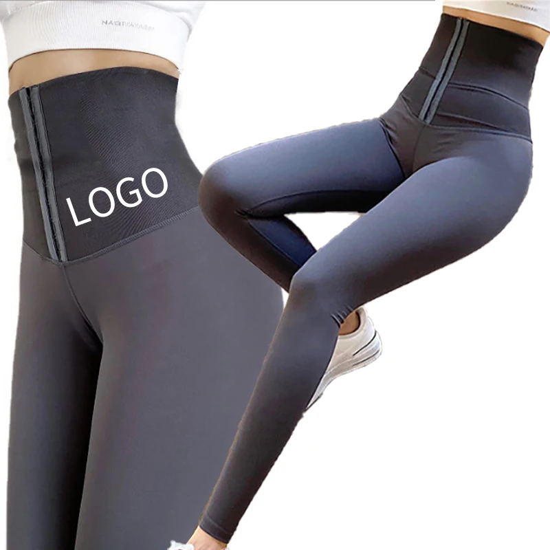 Dropshipping  high waist yoga pants tummy control butt lifter fitness women control waist training leggings