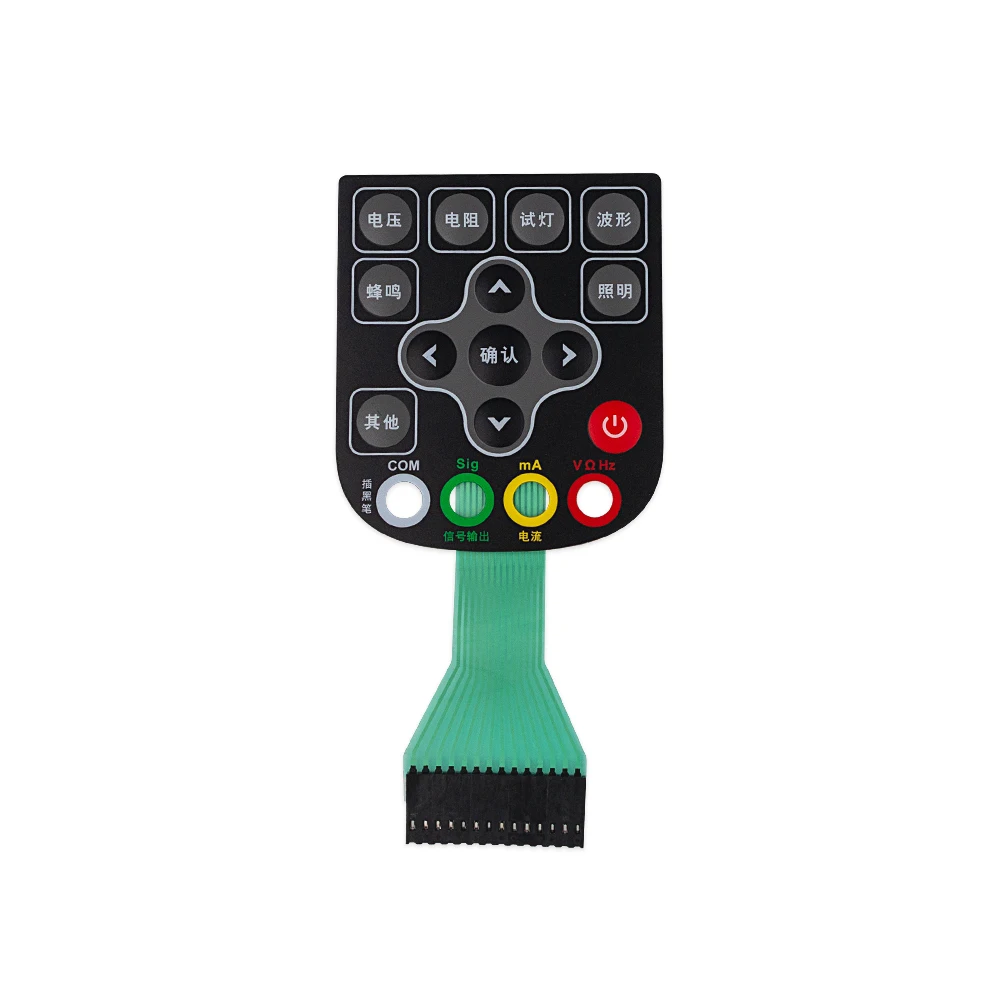 Membrane Keypad For Metal Dome Embossing