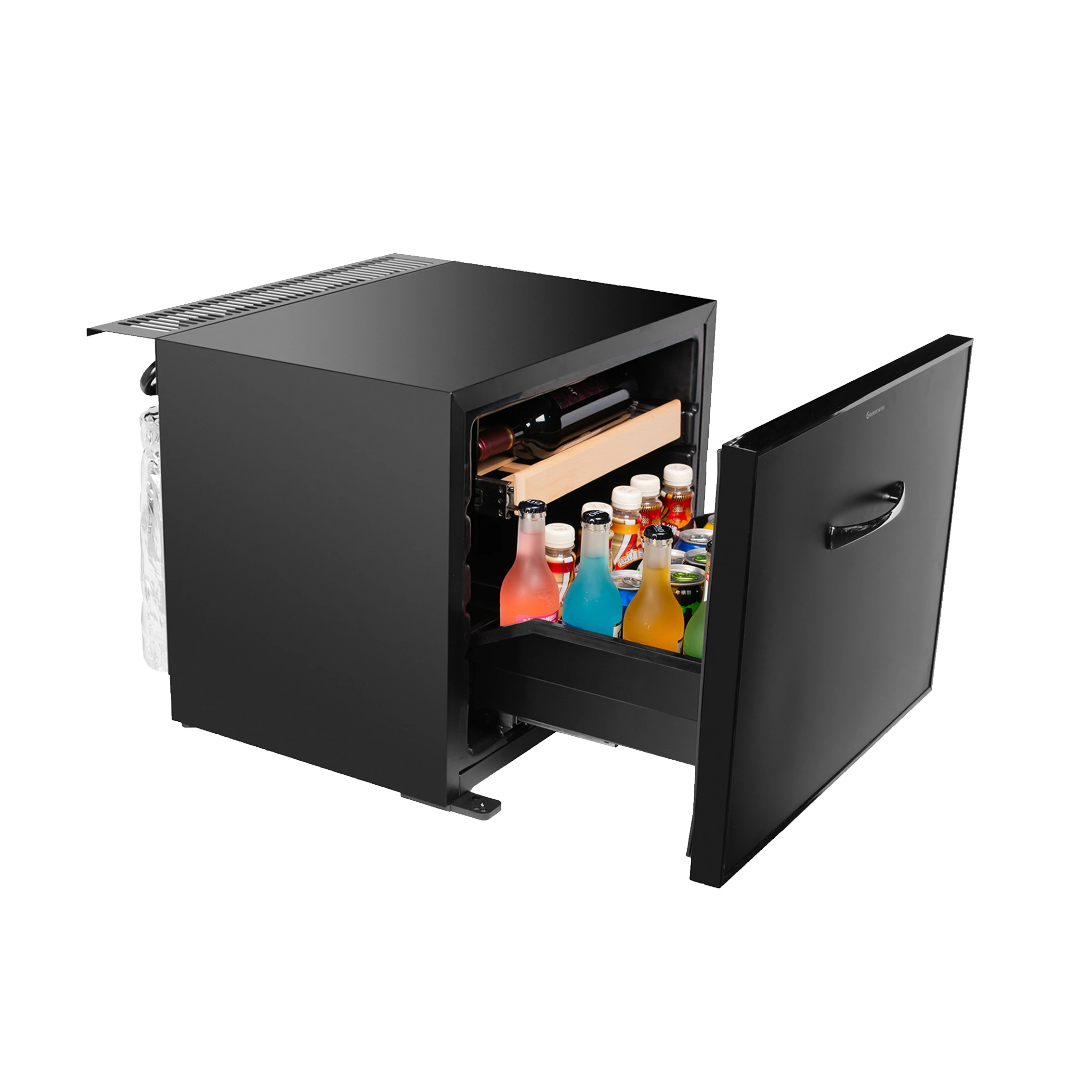 Customized 12 Volts DC Stainless steel drawer refrigerators and freezers Compressor Drawer Fridge