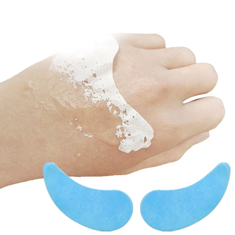 Collagen Water Soluble Eye Mask Anti Aging Sheet Fade Black Circles Water Soluble Hydrolyzed Collagen Film For Eyes Lifting