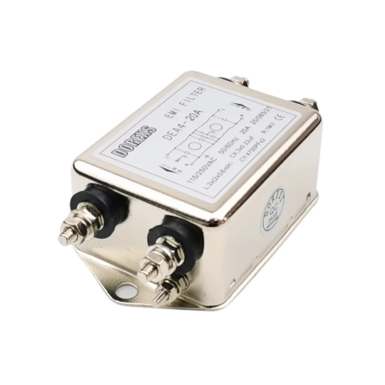 single phase emi noise filter 3A 6A 20A 10A for electrical appliances