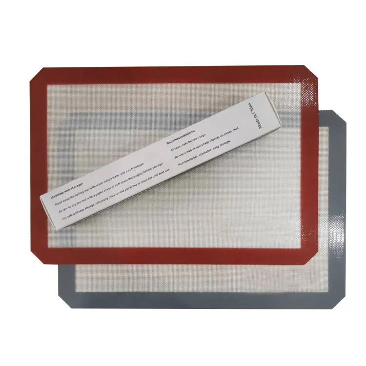 0.70 mm thick high temperature non stick Silicone Baking Mat Half Sheet Mat 16 1/2 x 11 5/8 for oven