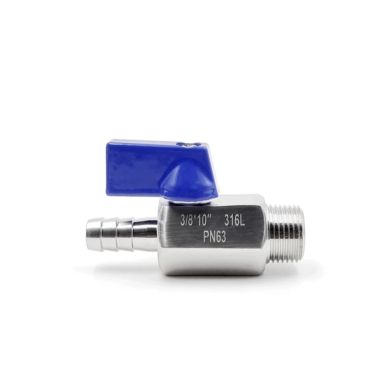 Stainless Steel Mini Pagoda Ball Valve Inverted Handle Small Ball Valve