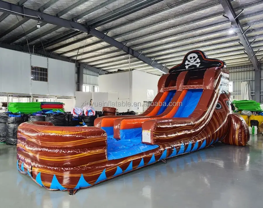 Commercial 3year Warranty Cheap sea rover Inflatable Mega Water Pool Slides Inflatable corsair Water Slide For Kids And Adults