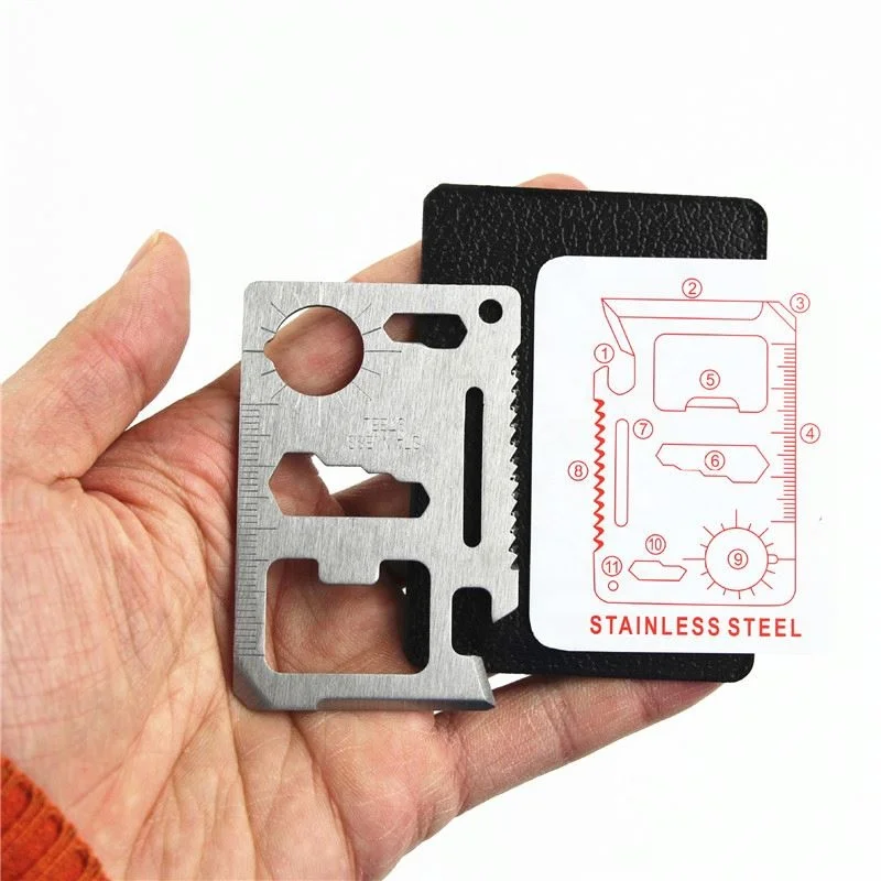 Outdoor Supplies Camping Hiking Wilderness Adventures Preparedness 7 in 1 Survival Tool SOS Survival Kit M0350