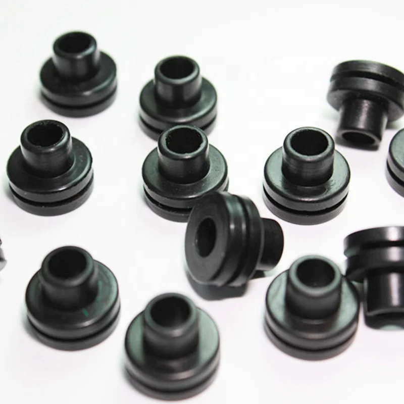 Custom Medical Black Silicone Rubber Stopper Plug