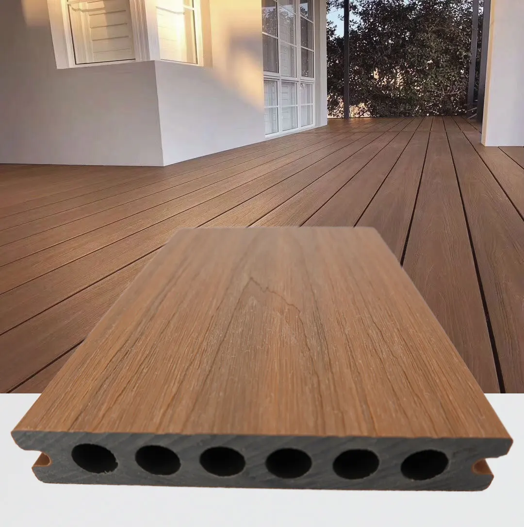 2023 Outdoor Wpc Flooring Wpc Decking Floor 3d Wpc Outdoor Decking Flooring