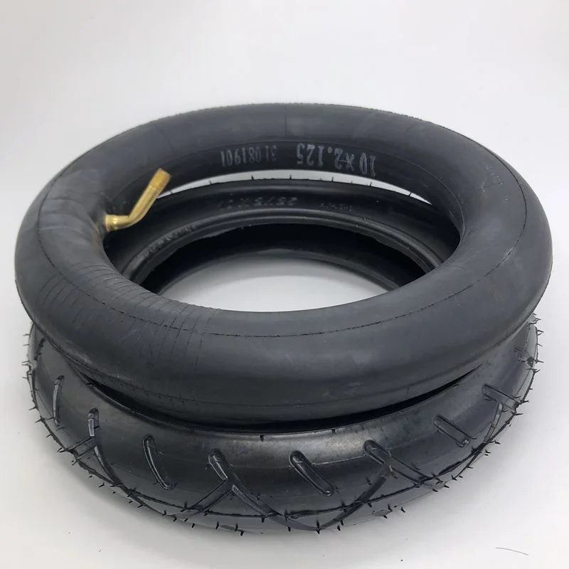 Внутренняя труба для скутера 10x2 125 0 с изогнутым клапаном