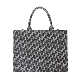 Printed Canvas Tote Bag