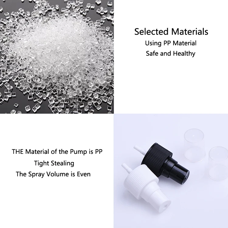 Cosmetic Plastic Press Fine Mist Sprayer Pump for Perfume Alcohol Spray Bottle