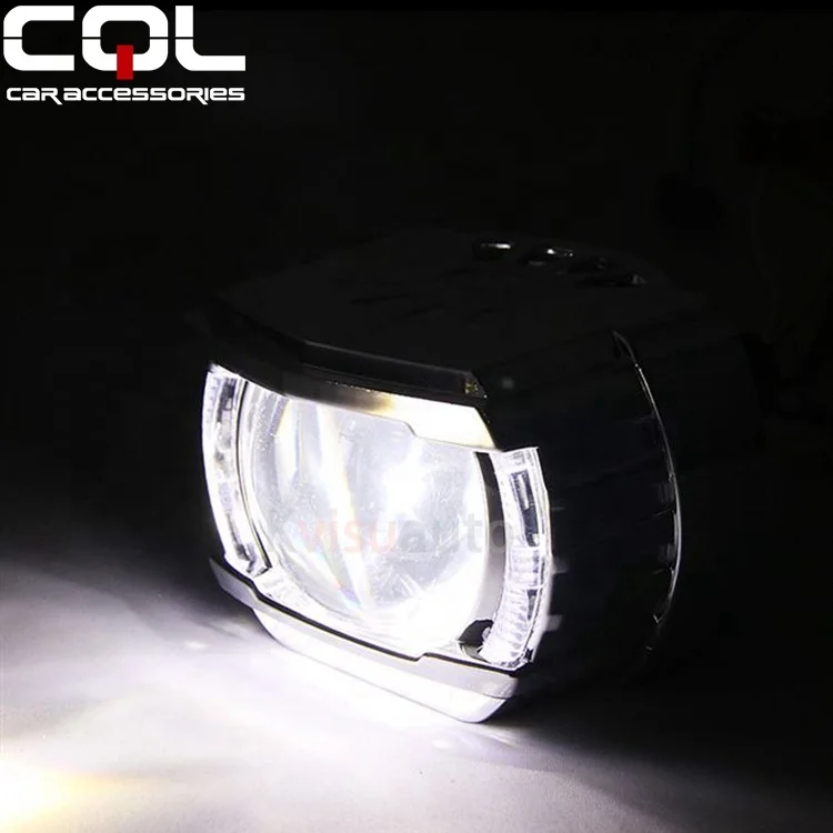 CQL New Version high beam projector with white amber DRL light