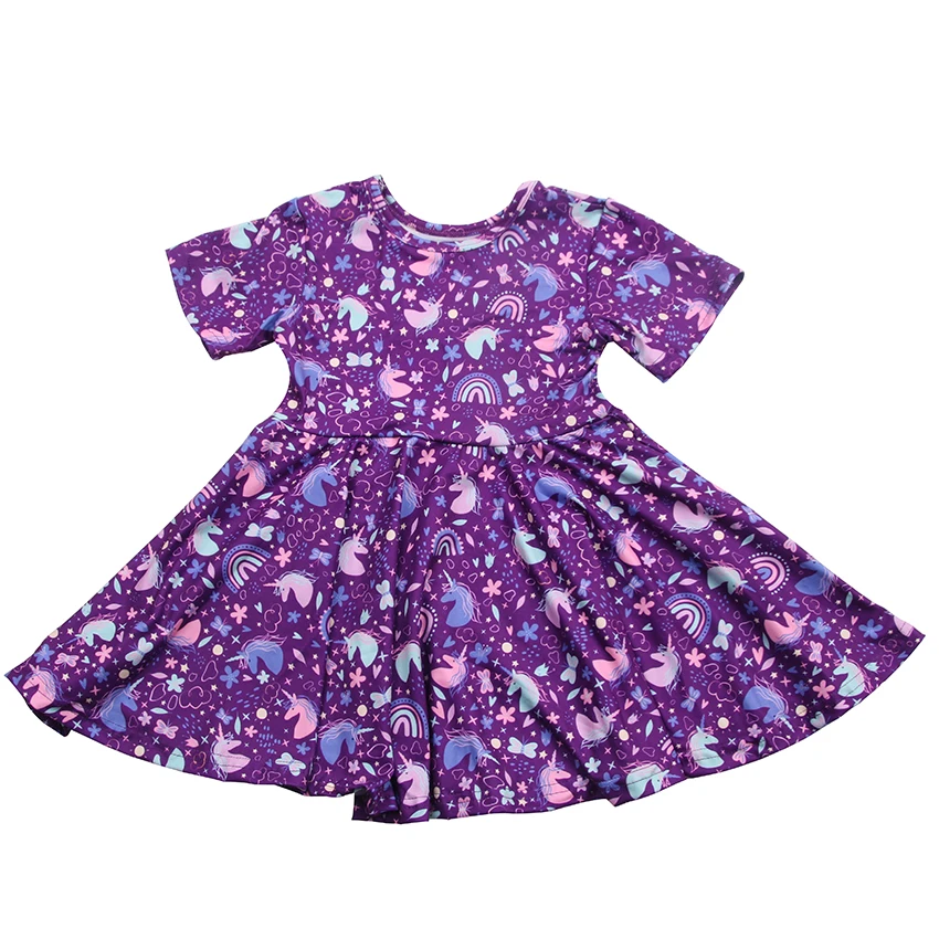 Детское платье с коротким рукавом