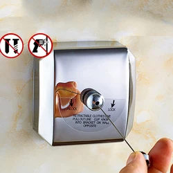 Household Steel Wire Wall Hanger Outdoor Retractable Clothes Line Single Retractable Clothesline