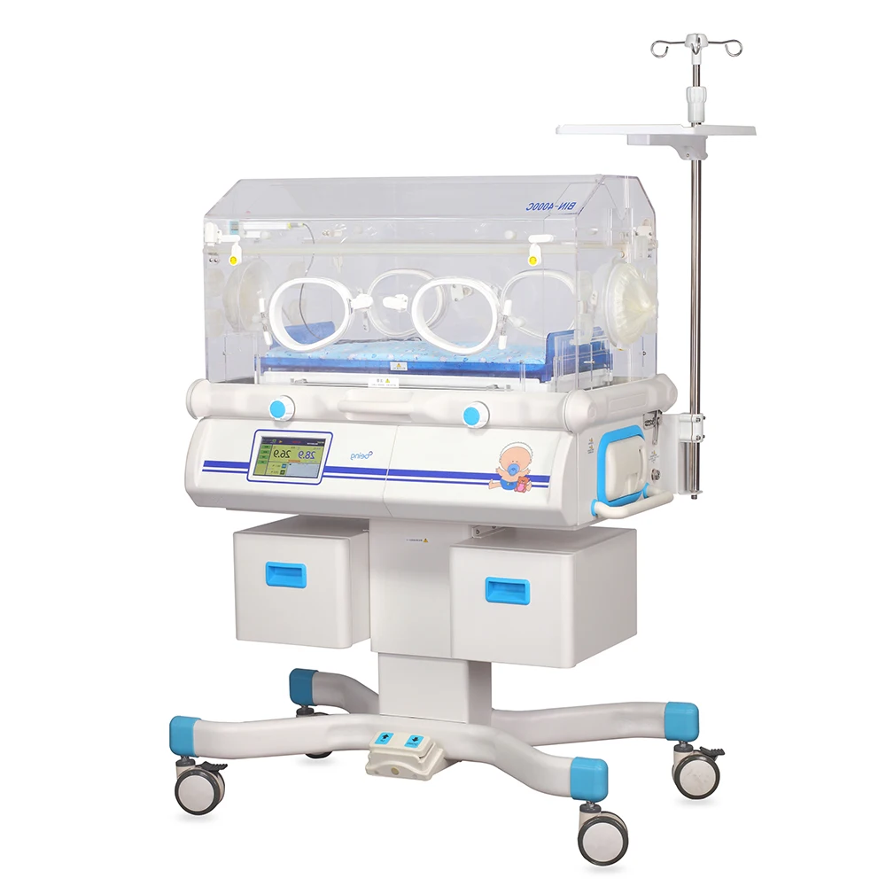 Hospital Equipment Led Screen infant phototherapy incubator With Baby Scale