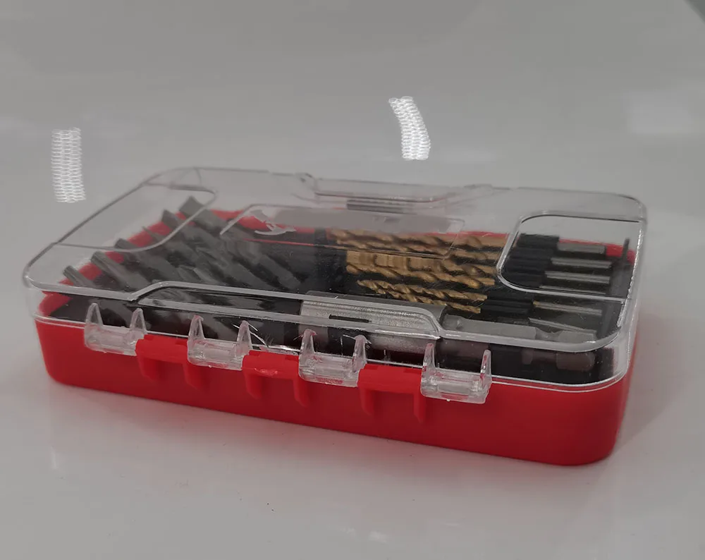 Chrome vanadium 17 pcs wood Twist drill bit screw driver set bits for electric drill