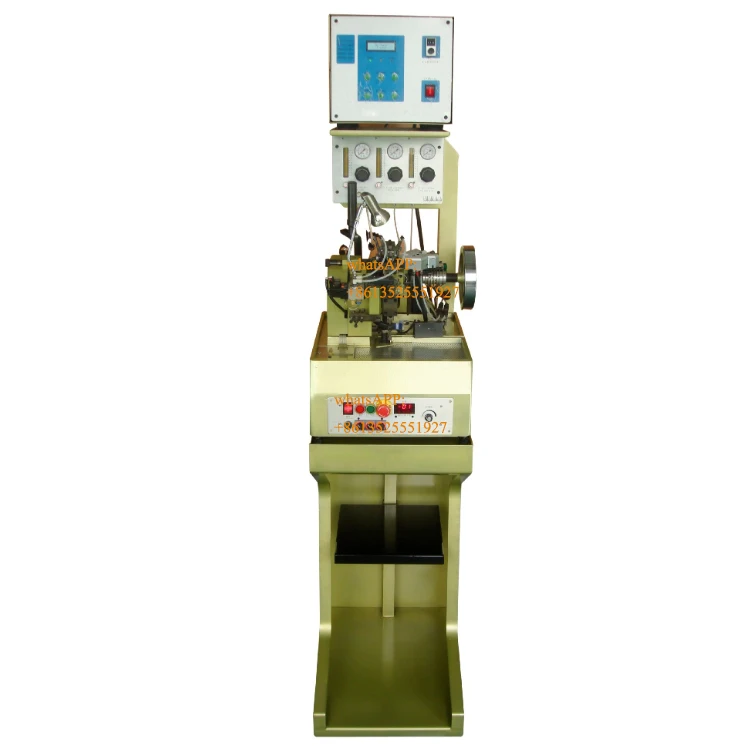 Gold chain necklace making machine automatic chain weaving equipment for jewelry