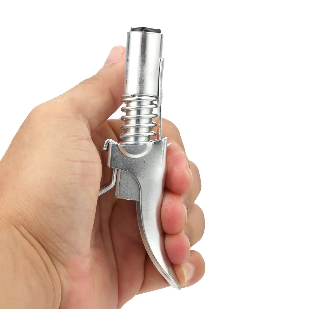 Grease gun nipple  quick release grease coupler 4 jaw grease gun nozzle