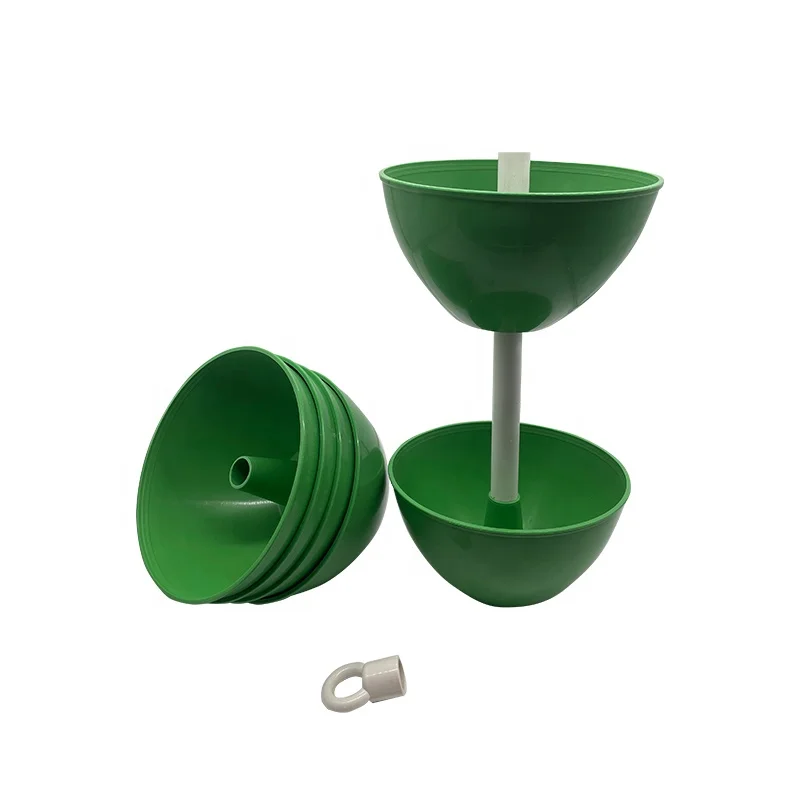 OMANA 2023 Green Color Vertical Flower Pot Stackable Hydroponics Growing Pot