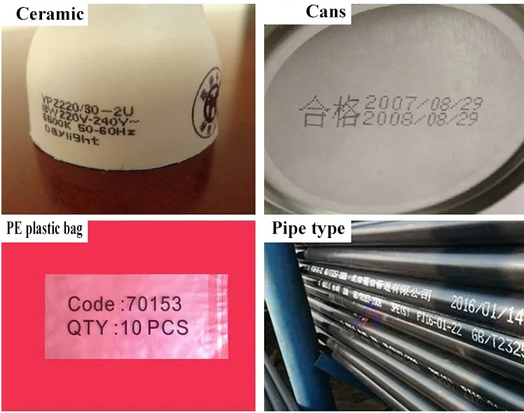 
Factory price Mulitifuncitional industrial bar code Metal date inkjet printer machine glass hashtag egg ink printers 