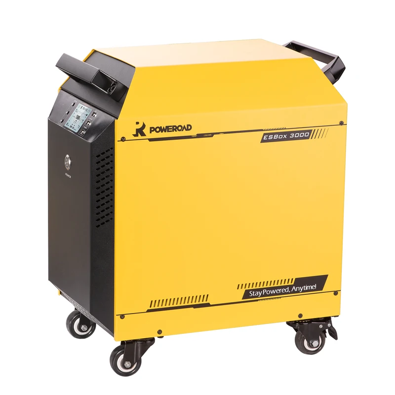 Hybrid Solar System 2KW 3KW All In One Portable Power Station With LifePo4 Battery