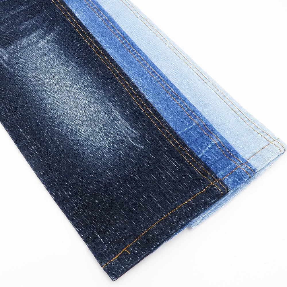 Mid Weight Twill Cotton Poly Spandex Stretch Denim Fabric With Cheap price
