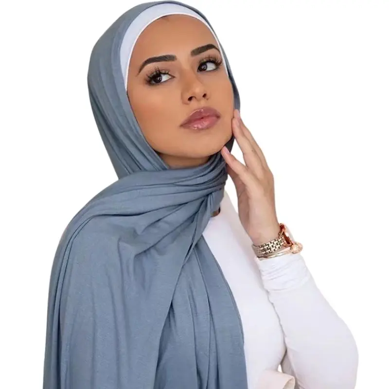 Cheap Turban Cotton Shawls Wholesale Turkish Hijab Scarves Top Fashion Scarf Muslim Jersey Hijab