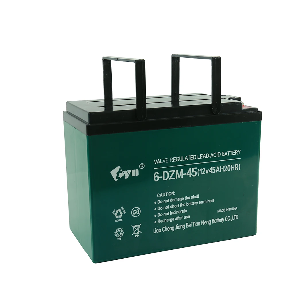 lead acid battery wholesale price 12v45ah rechargeable electric bicycle bike battery trojan 12V45AH