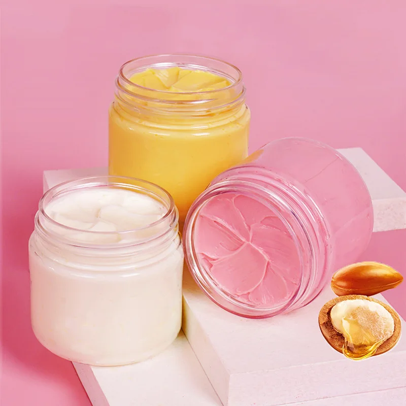 Private Label Fresh Pure Restoring Organic Coconut Oil Vanilla Intense Hydration Rose Body Butter