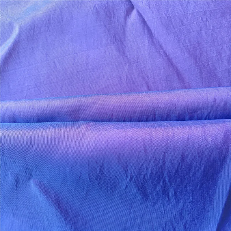 230T crinkled crepe lining nylon polyester taffeta fabric