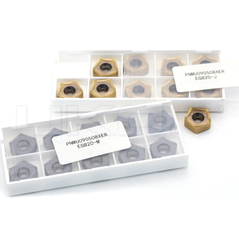 Dynamic Slope Design Stainless Steel Machining Tools Carbide Milling Inserts PNMU