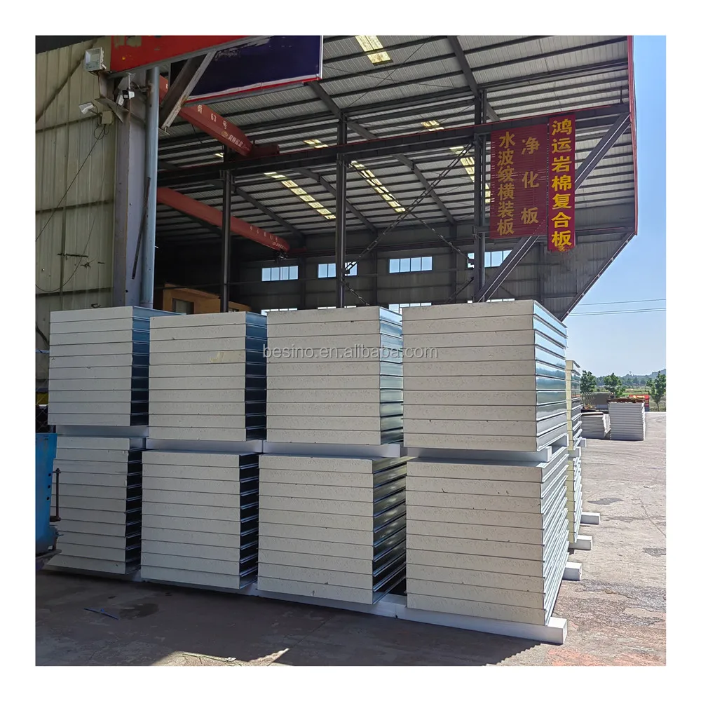 Structural Insulated Panel Pu Pir Sandwich Wall and Roof Board Building Material Waterproof Panels