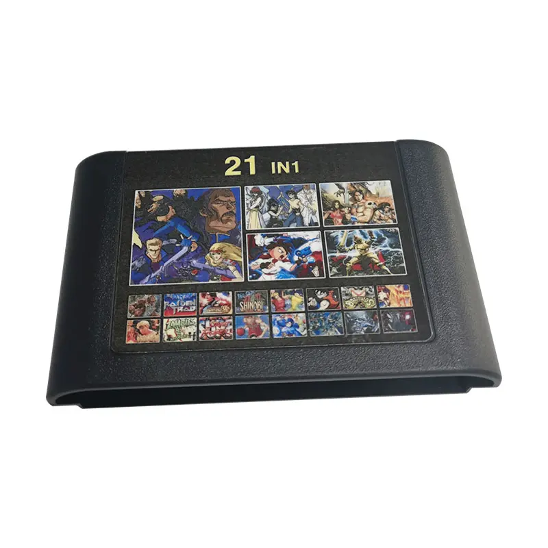 Оптовая продажа 21 в 1 новые картриджи для Sega Mega Drive