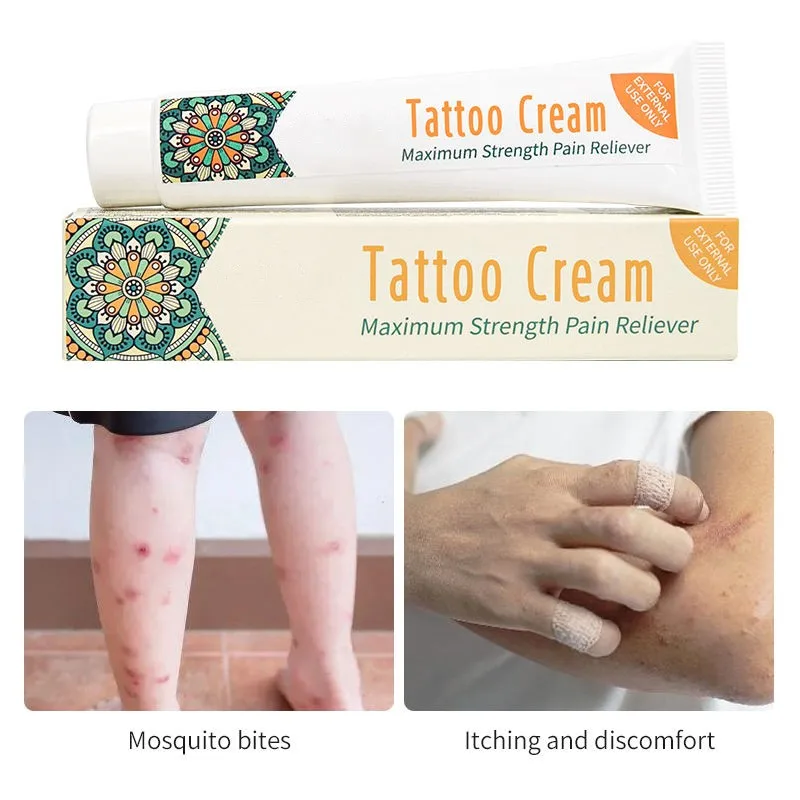 Hot Selling Good Quality Organic Gentle Efficient Numb Cream Relieve Pain Care Tattoo Numbing Cream