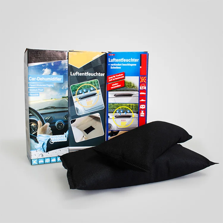 Hot-selling Portable  Removal Moisture Silica Gel Bag Car Dehumidifier Bag 1000g