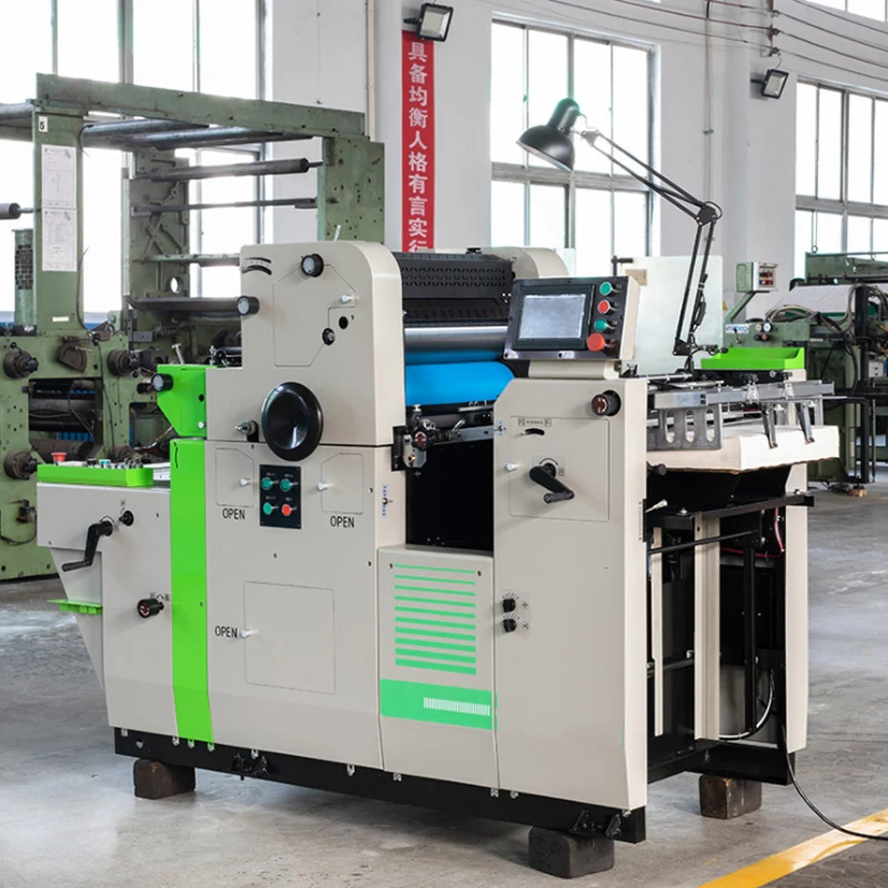 Full Automatic Single Color Offset Printing Machine with Coding Function