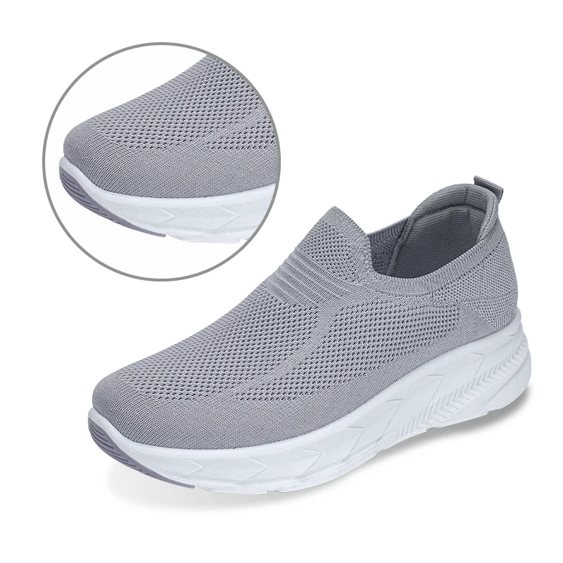 Women Mesh sports running shoes, casual soft sole, versatile trendy shoes
