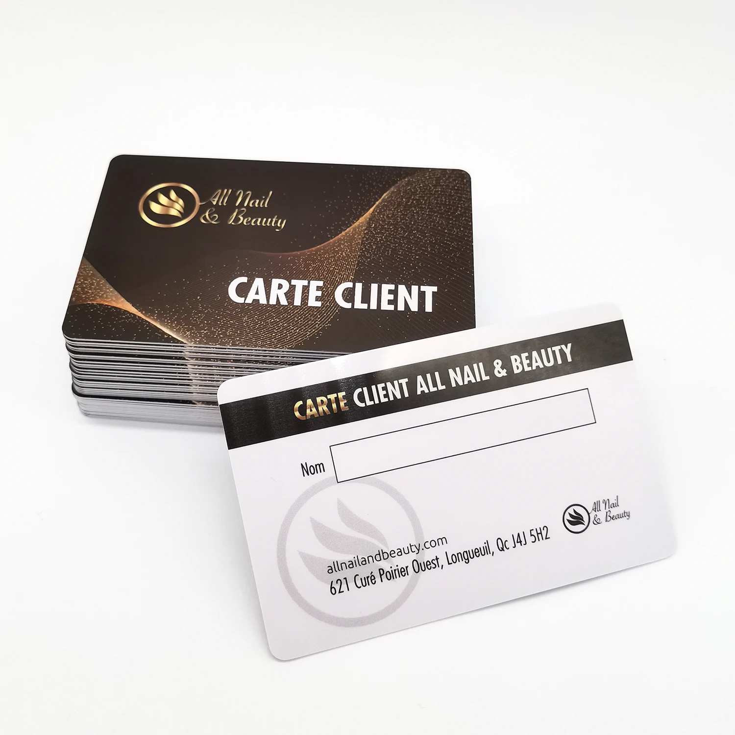 Customized Plastic Certificate of Authenticity Card