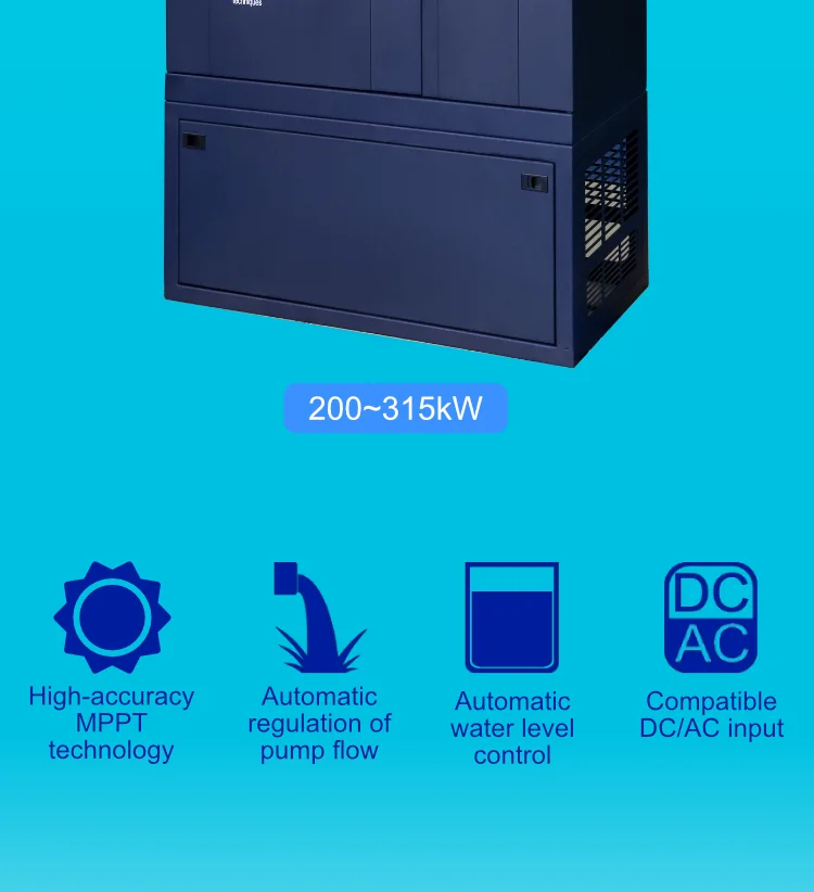 Solar Pump Submersible Inverter 3 Phase For 2Hp Inverters