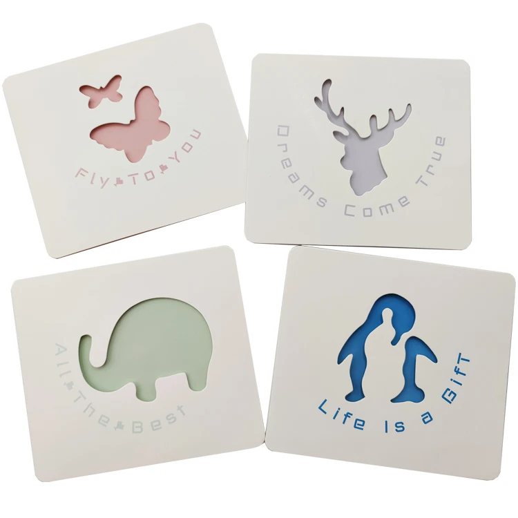 In Stock Luxury Wedding Invitation Birthday Christmas Valentine Festival Hollow Out Greeting Card With Envelope