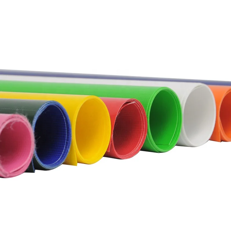 PVC Canvas Tarpaulin 2 Colors with Tiny DOT for Machine Cover Heavy Duty 600GSM