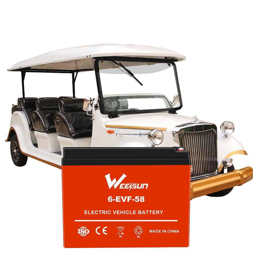 China Hot Sell Deep Cycle Graphene 6 Evf 50 6-evf-58 12v 52v 60v 72v58ah  Ev Battery Pack for Electric Vehicle Ebike Scooter
