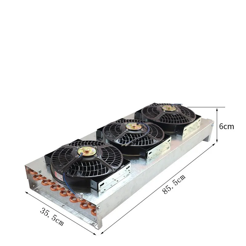 
32 Copper tube harvester condenser three electronic fans 