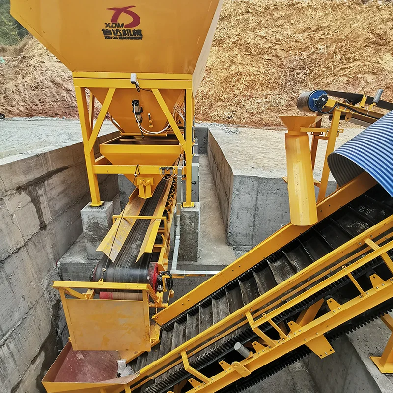 High Output HZS120 Ready Mix Concrete Mixing Plant 120m3/h Stationary Type of Concrete Batching Plant with Belt Conveyor