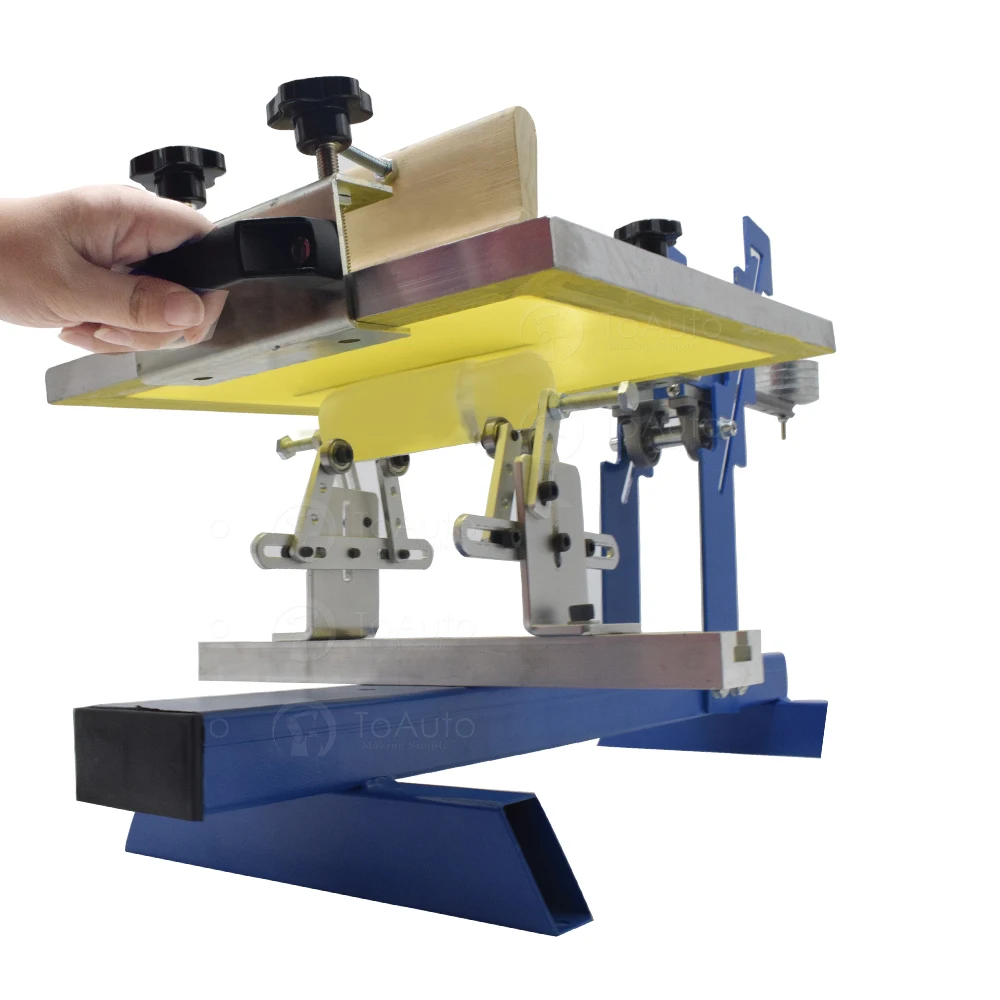 
Manual Cylinder Screen Printing Machine For Mug Bottle Silk Screen Press Printer 