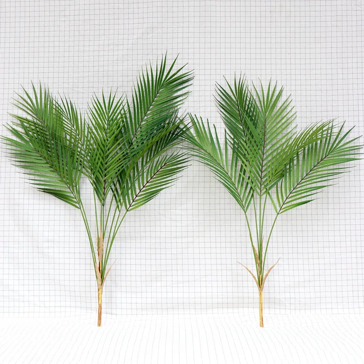 Artificial Plants Palm leaves Plastic Indoor Plants Home Garden Decor Accessories