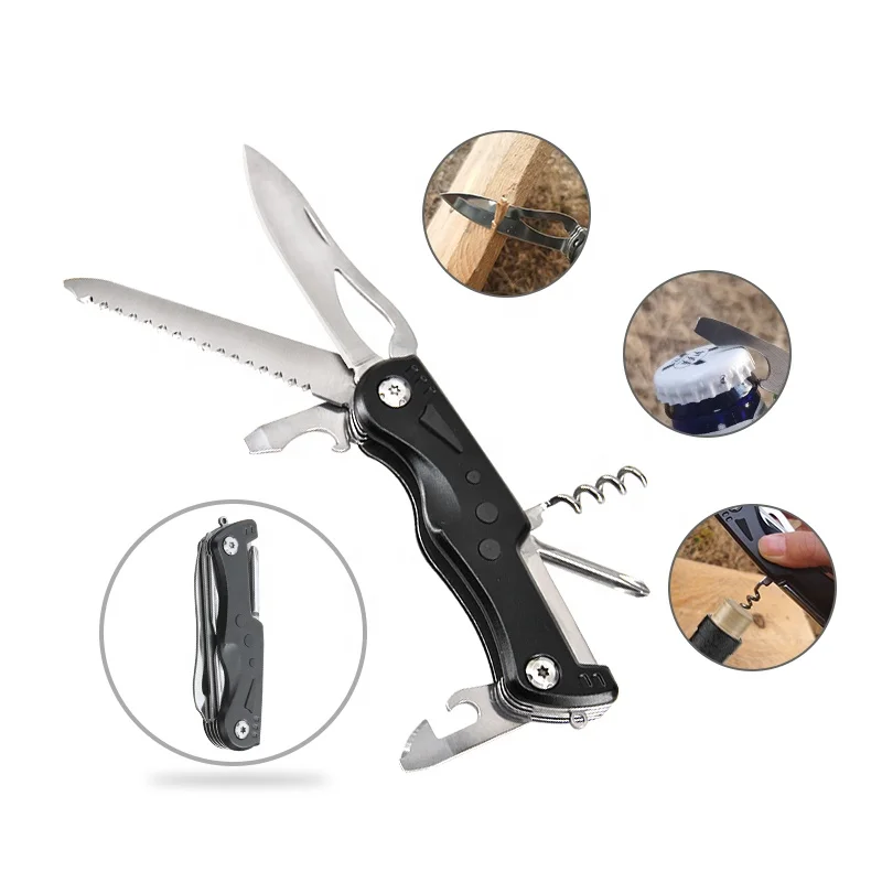 
 Новый черный многофункциональный инструмент 8 в 1, нож для повседневного использования Yaofeng  