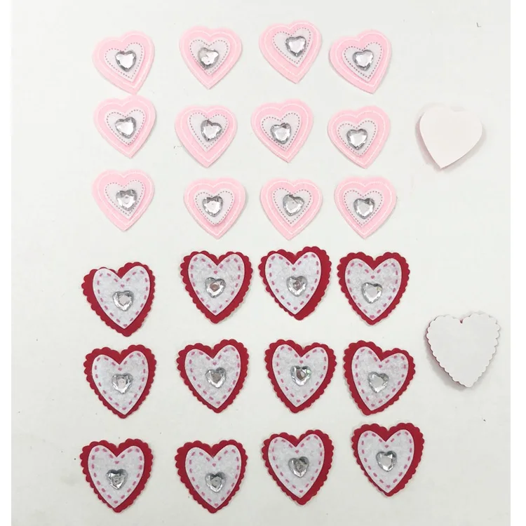 DIY felt shapes craft set Laser Cut felt die cuts Self-Adhesive felt stickers Professional manufacture  wall sticker