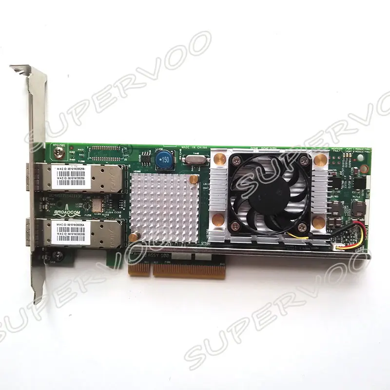 Сетевая карта сетевого интерфейса Broadcom 57711 с двумя портами и прямым подключением 10 гигабитных Ethernet PCI 0KJYD8 bcm57711