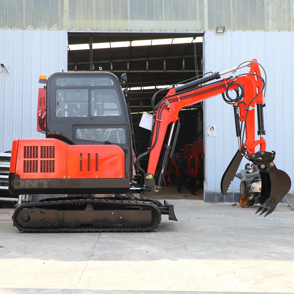 Infront High Quality 6 Ton Mini Excavator Multi Functional Micro Digger 7ton Municipal Engineering Crawler New Crawler Excavator