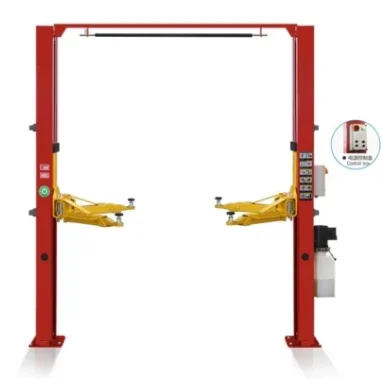 Car Lift XiangHong 4000kg capacity Hydraulic Two Column Hydraulic Clear Floor Hoist 2 Post Bridge Car Lift with CE for sale